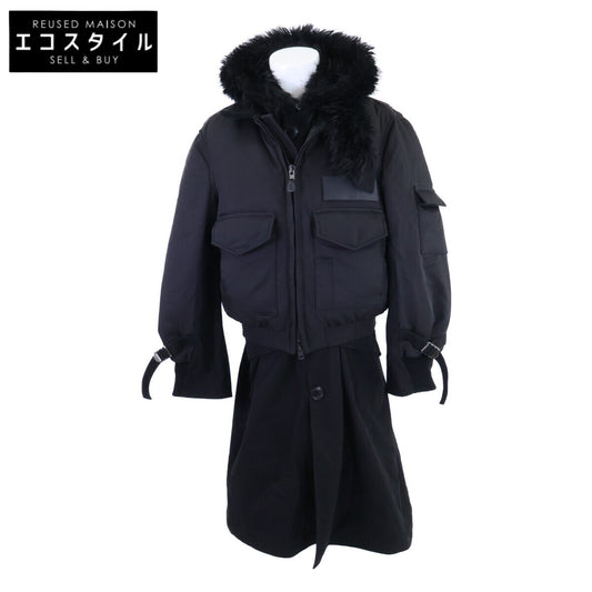 sacai サカイ ｘSPIEWAK【美品/24AW】24-03530M ダウンブルゾンドッキング コート