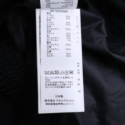 sacai サカイ ｘSPIEWAK【美品/24AW】24-03530M ダウンブルゾンドッキング コート
