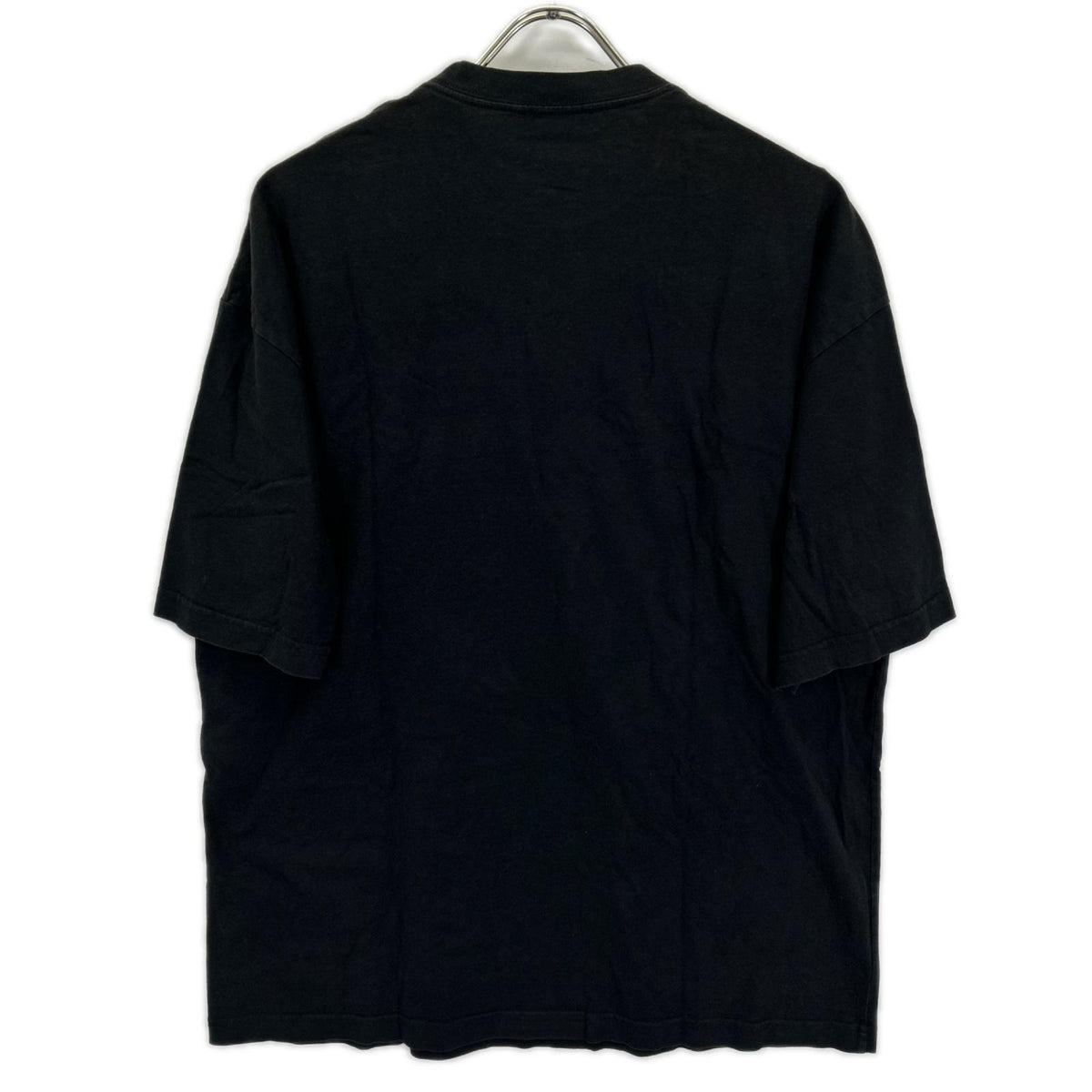 BALENCIAGA バレンシアガ 578139 ブラック BBロゴ プリントtシャツ トップス