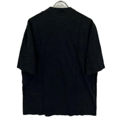 BALENCIAGA バレンシアガ 578139 ブラック BBロゴ プリントtシャツ トップス