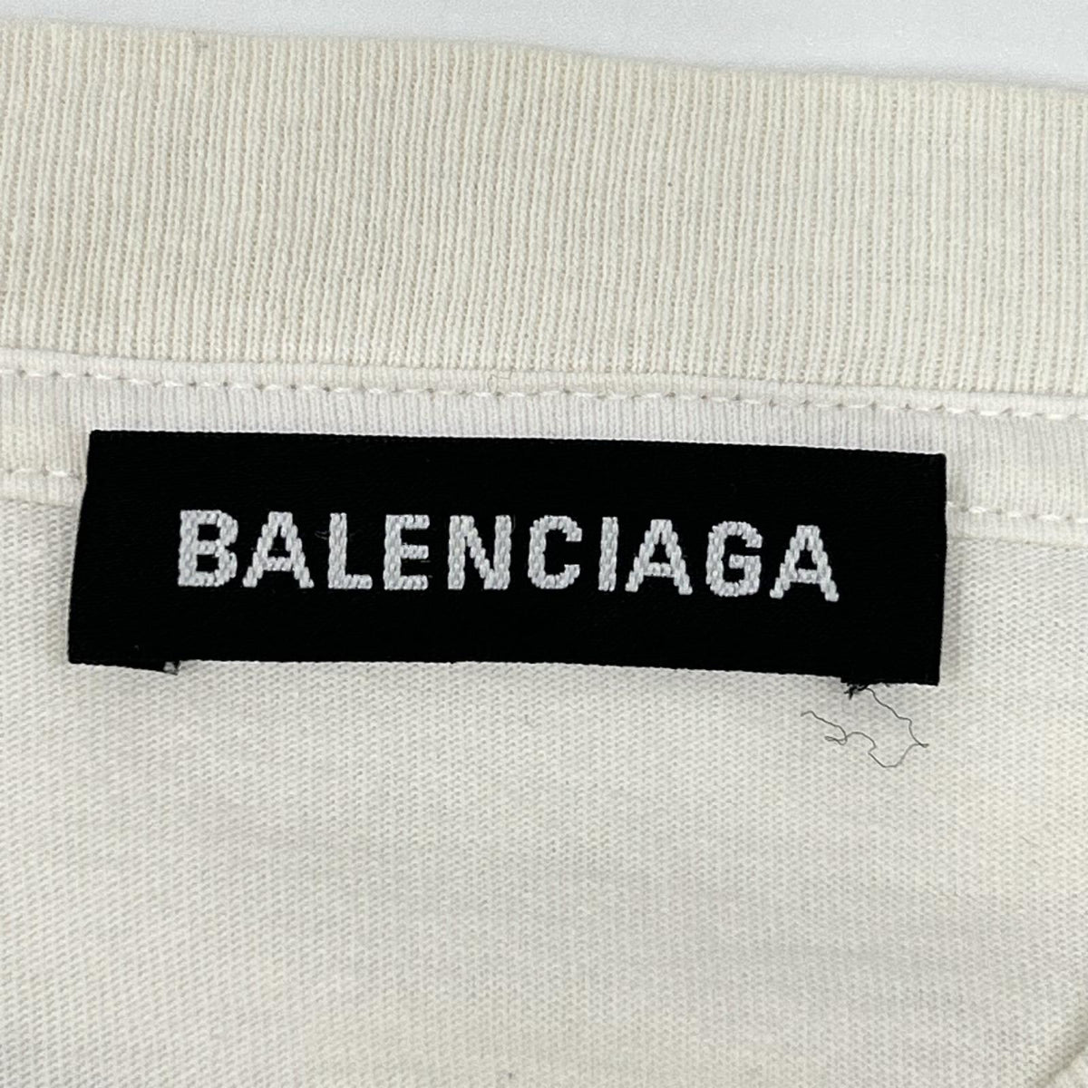 BALENCIAGA バレンシアガ 578124 ホワイト バックプリント Tシャツ トップス