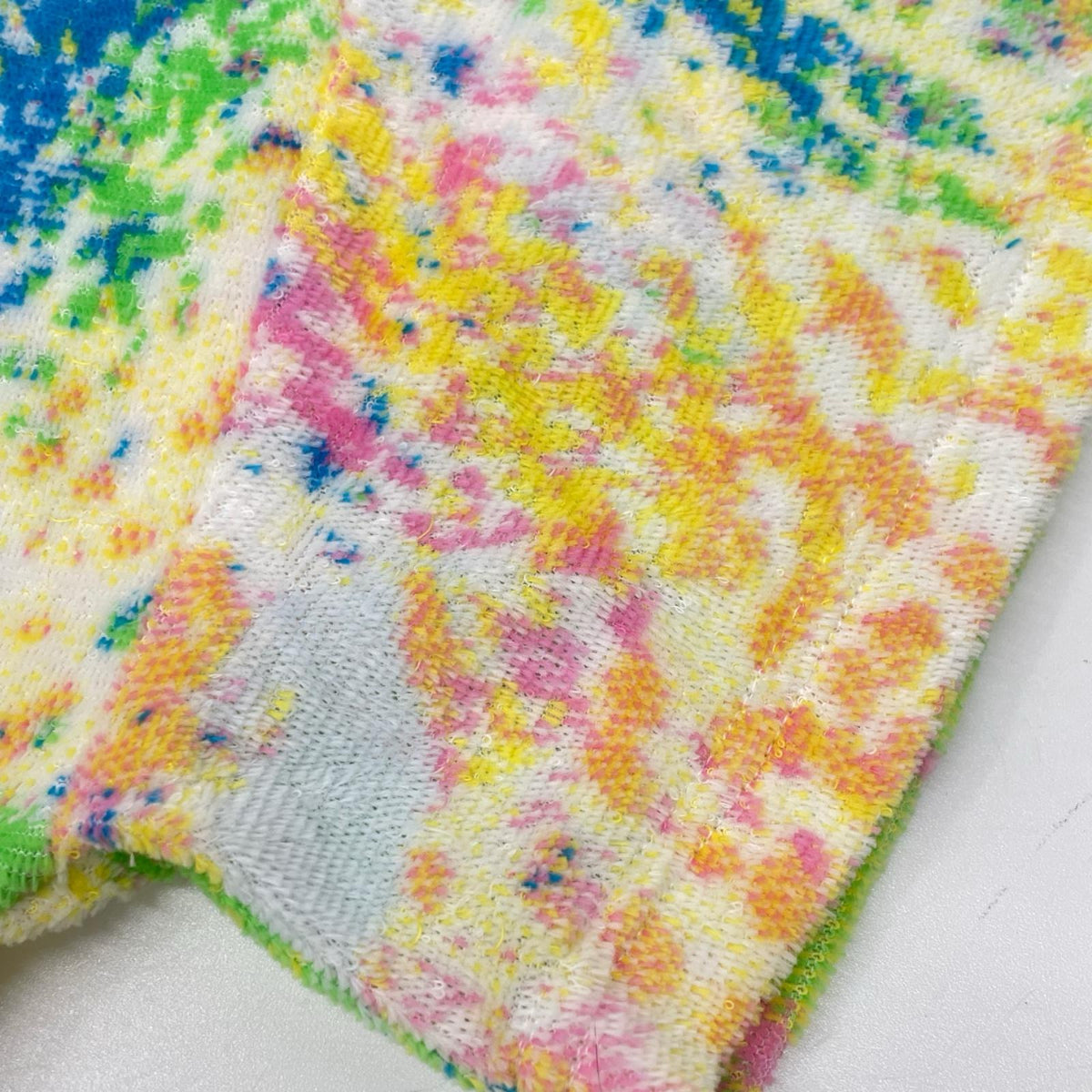 TSUMORI CHISATO ツモリチサト グリーン×ブルー系 タオル地 総柄 ルームウェアトップス トップス