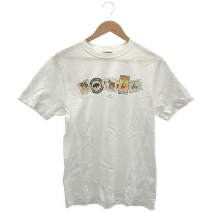 PS Paul Smith ピーエスポールスミス PY-9N*78333 ホワイト パッチプリント Tシャツ トップス