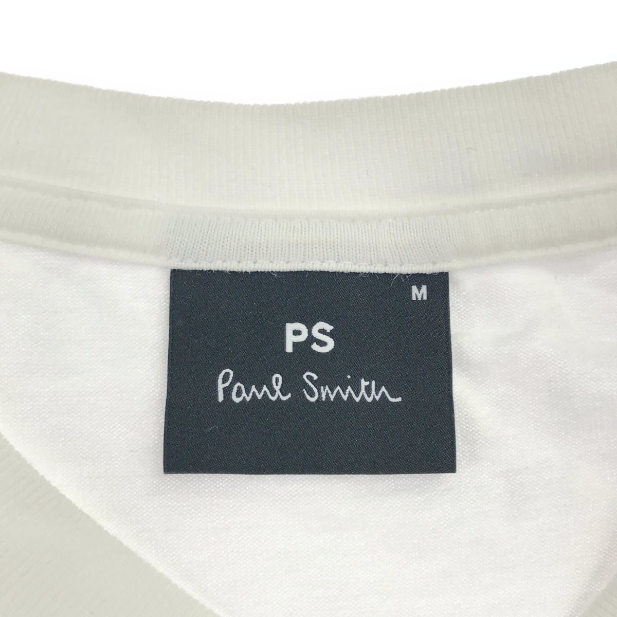 PS Paul Smith ピーエスポールスミス PY-9N*78333 ホワイト パッチプリント Tシャツ トップス