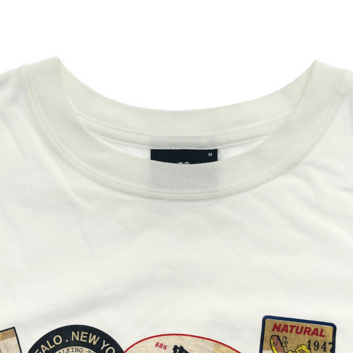 PS Paul Smith ピーエスポールスミス PY-9N*78333 ホワイト パッチプリント Tシャツ トップス