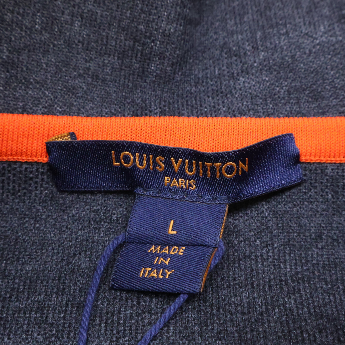 LOUIS VUITTON ルイヴィトン 新品未使用 国内正規 22SS RW221W LN6 FMKL05 ヴィヴィッドトリム モノグラムスリーブ ハーフジッププルオーバーニット トップス