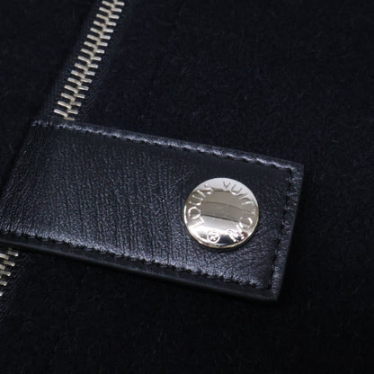 LOUIS VUITTON ルイヴィトン 美品 国内正規 FIC017QWE 裏地モノグラム シルク混ウール フーディ ケープ ポンチョ ケープ