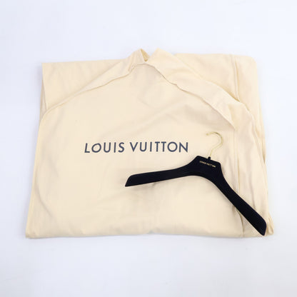 LOUIS VUITTON ルイヴィトン 新品同様 国内正規 FJC022NUV ジャイアント モノグラム シルク混ウール シグネチャー フーデッド ラップ コート