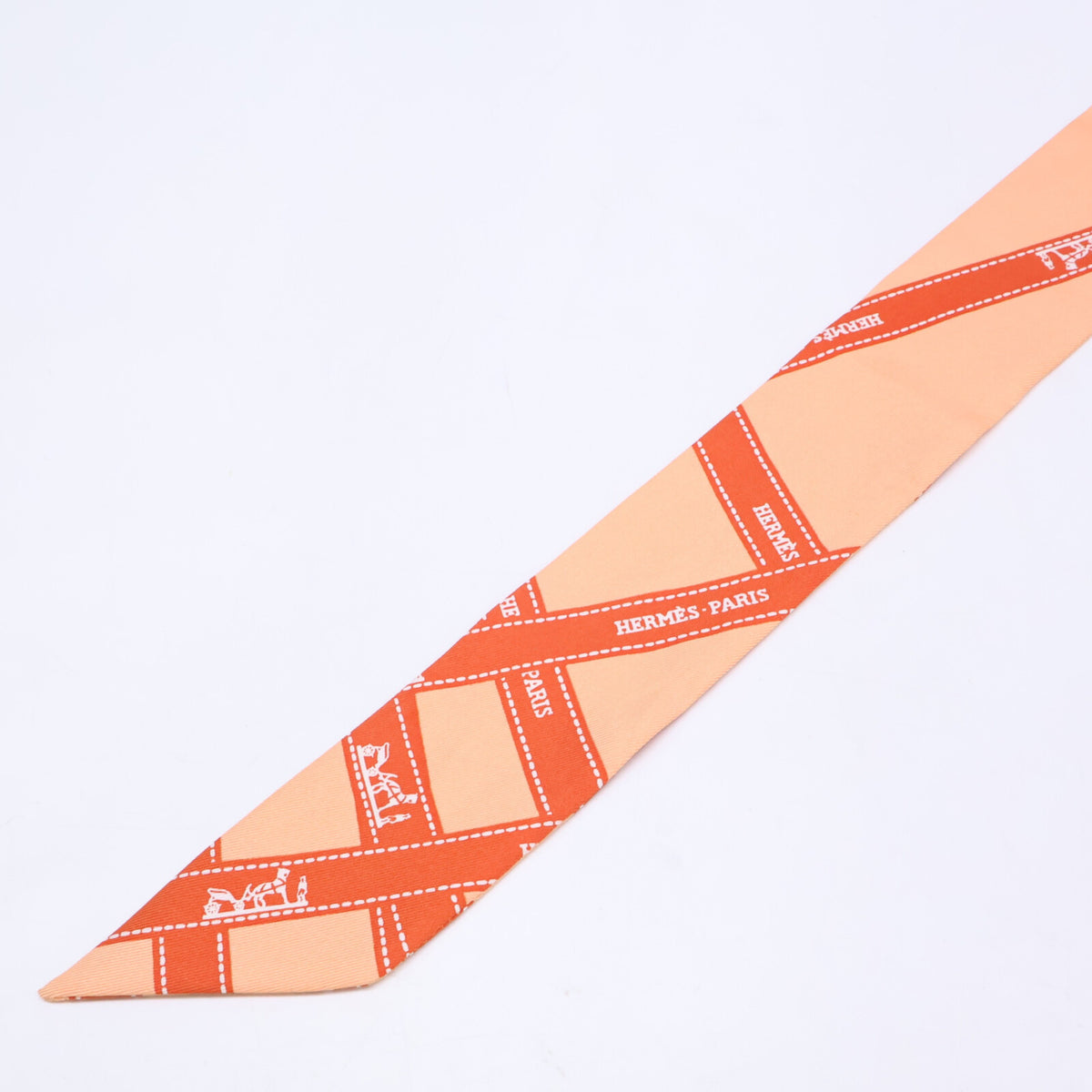 HERMES エルメス ボルデュック シルク ツイリー スカーフ