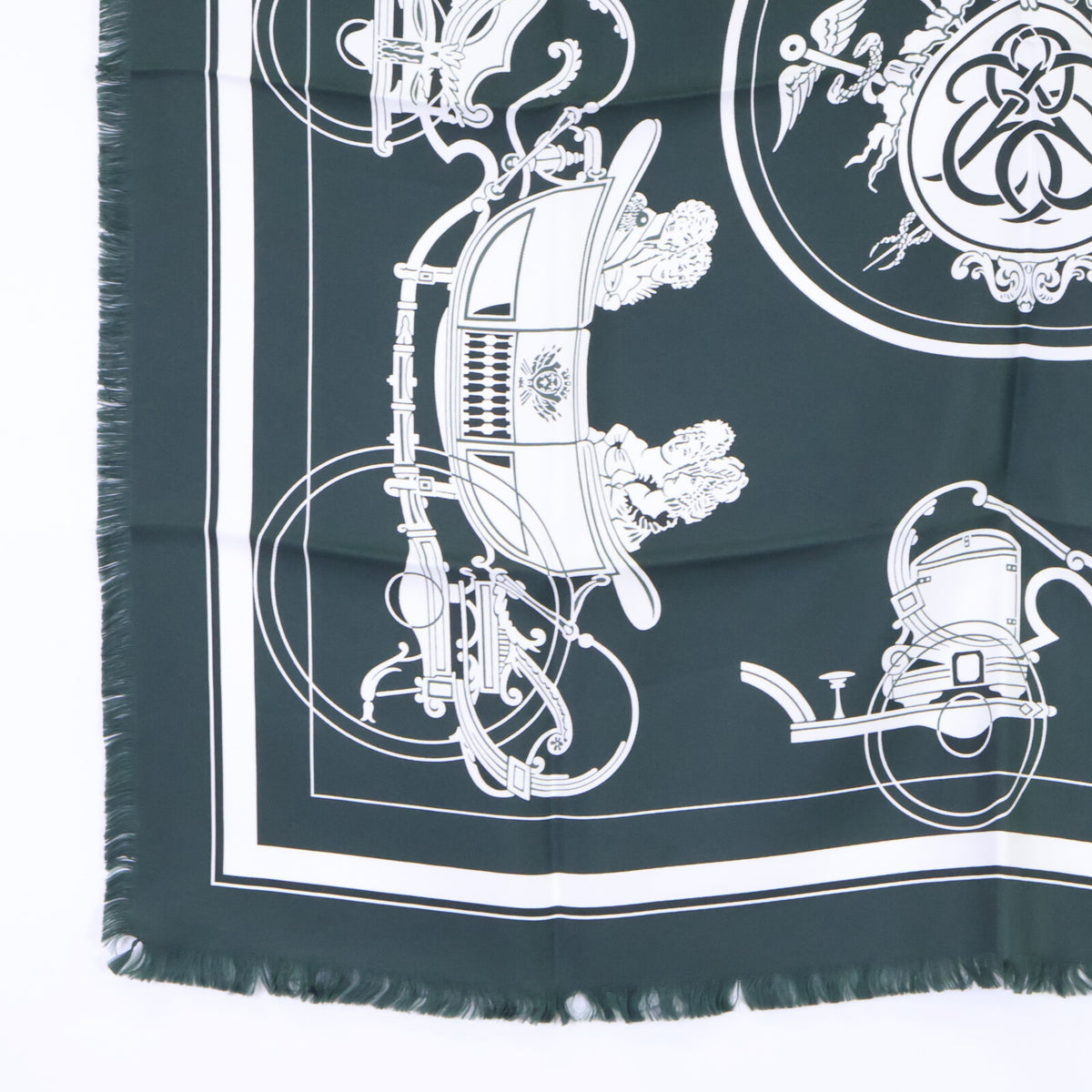 HERMES エルメス 【新品未使用】EX LIBRIS エクスリブリス フリンジ カレ80 スカーフ