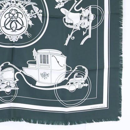 HERMES エルメス 【新品未使用】EX LIBRIS エクスリブリス フリンジ カレ80 スカーフ