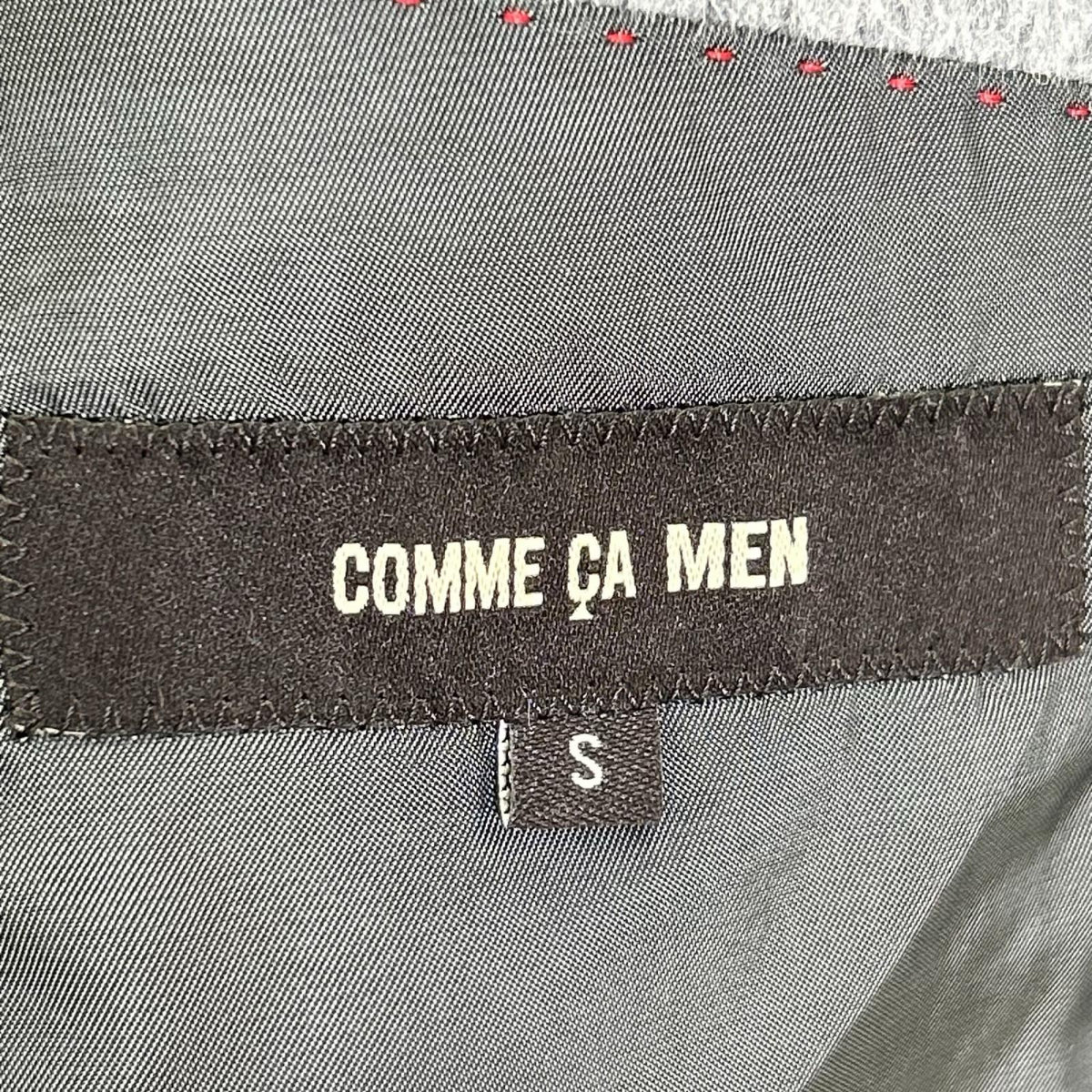 COMME CA MEN コムサメン 07-10WC01 グレー アンゴラスタンドカラーコート コート