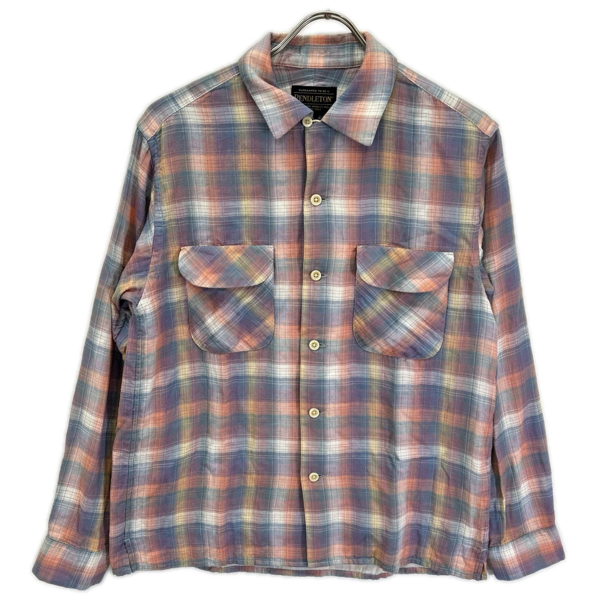 PENDLETON ペンドルトン 5175-9200 マルチカラー チェック 長袖オープンカラーシャツ トップス