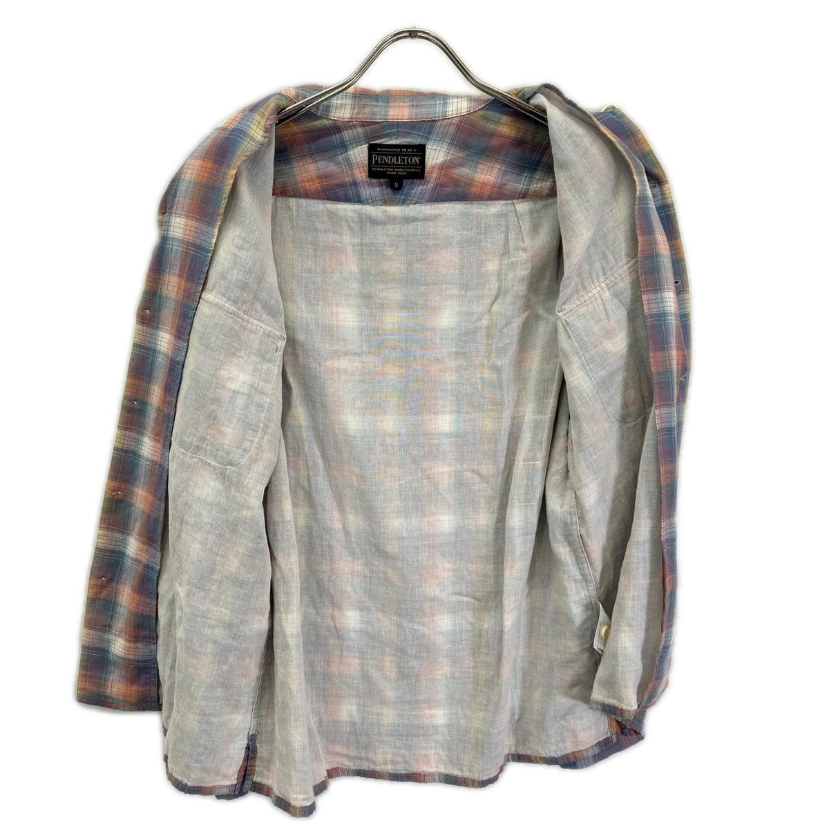 PENDLETON ペンドルトン 5175-9200 マルチカラー チェック 長袖オープンカラーシャツ トップス