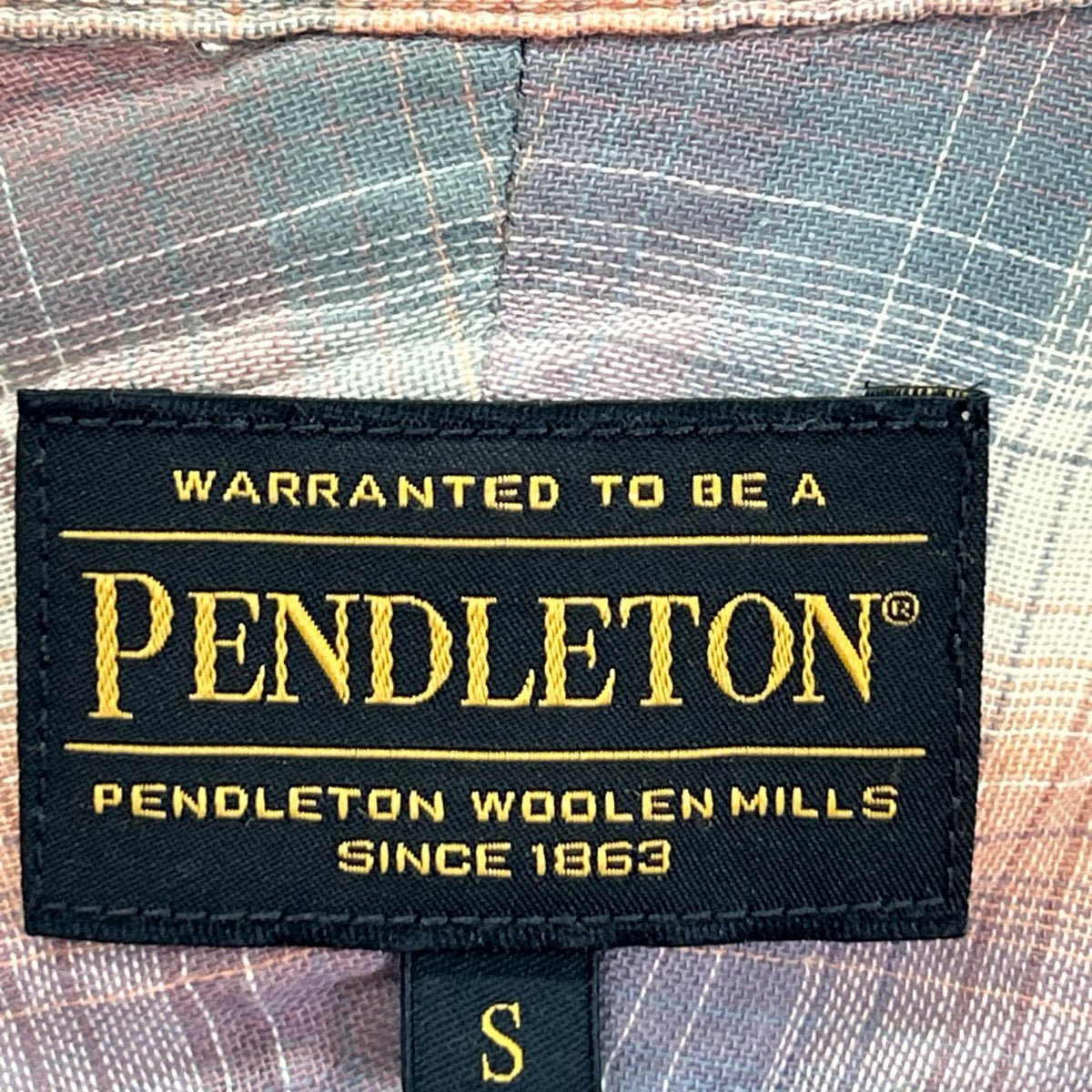 PENDLETON ペンドルトン 5175-9200 マルチカラー チェック 長袖オープンカラーシャツ トップス