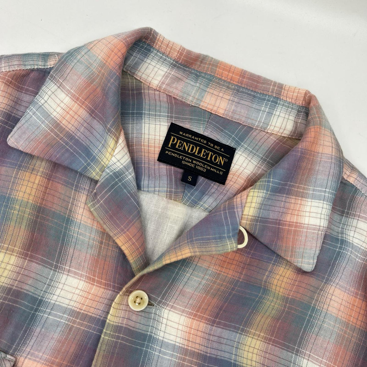 PENDLETON ペンドルトン 5175-9200 マルチカラー チェック 長袖オープンカラーシャツ トップス