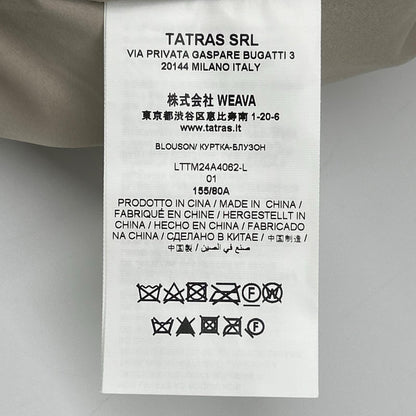 TATRAS タトラス LTTM24A4062 グレージュ ファー ボア ジップアップブルゾン ジャケット