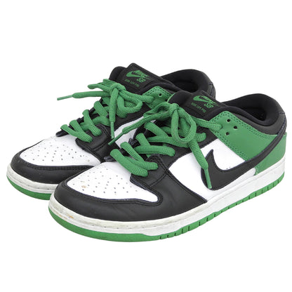 NIKE ナイキ SB ダンク ロー プロ スニーカー レザー シューズ メンズ ブラック×グリーン 26.5cm BQ6817 シューズ