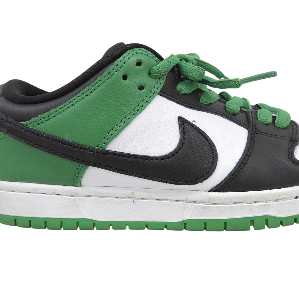 NIKE ナイキ SB ダンク ロー プロ スニーカー レザー シューズ メンズ ブラック×グリーン 26.5cm BQ6817 シューズ