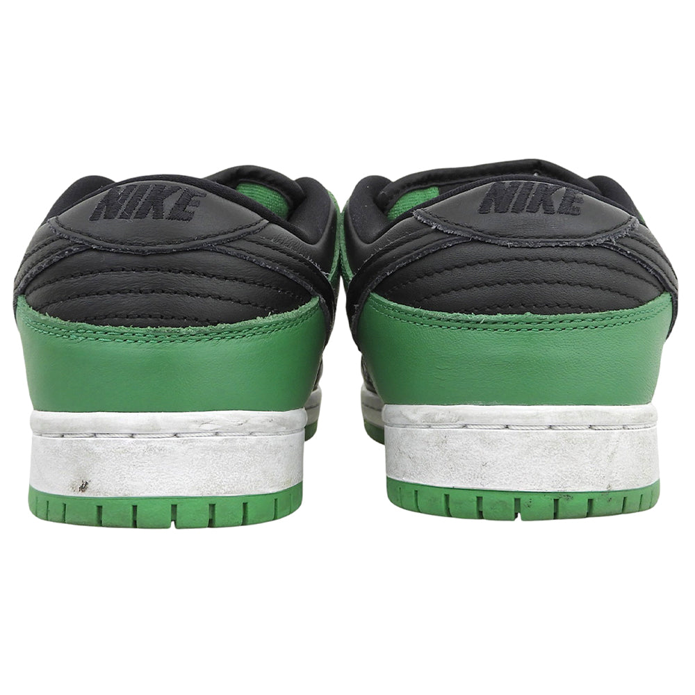 NIKE ナイキ SB ダンク ロー プロ スニーカー レザー シューズ メンズ ブラック×グリーン 26.5cm BQ6817 シューズ