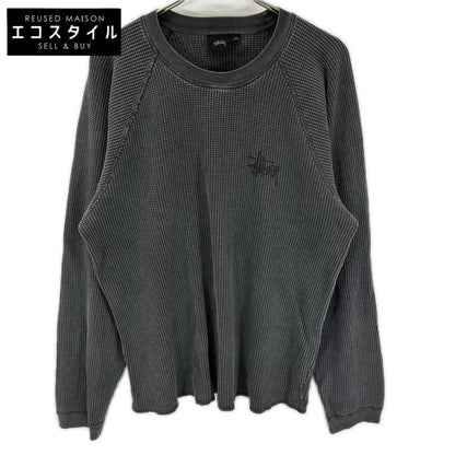 stussy ステューシー Washed Black BASIC STUSSY THERMAL トップス