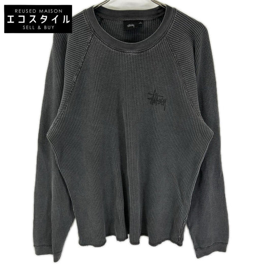 stussy Stüssy Washed Black BASIC STUSSY THERMAL top