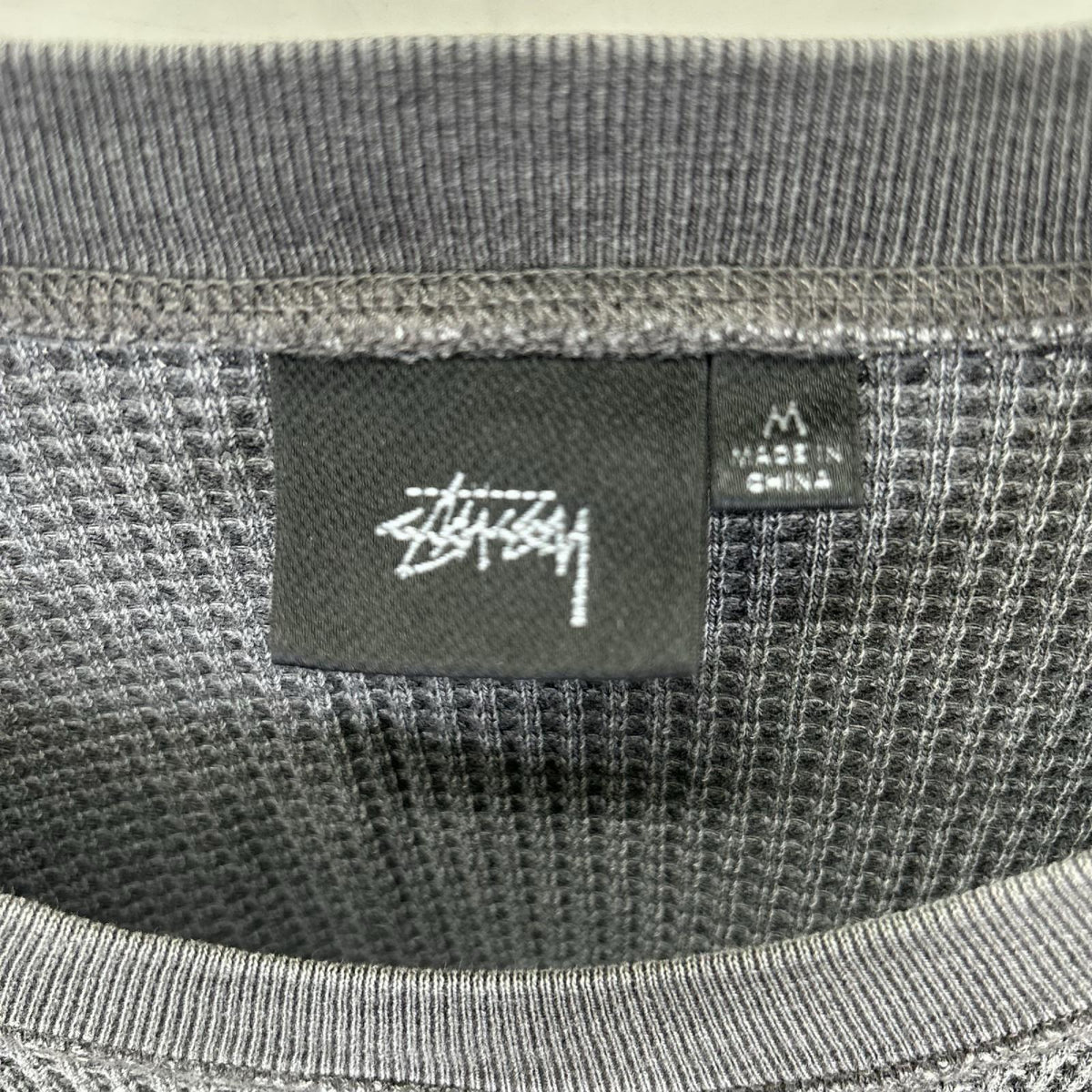 stussy ステューシー Washed Black BASIC STUSSY THERMAL トップス