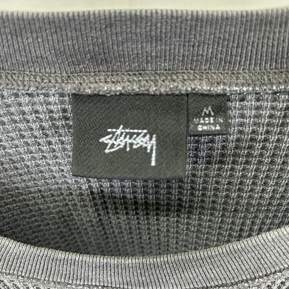 stussy ステューシー Washed Black BASIC STUSSY THERMAL トップス