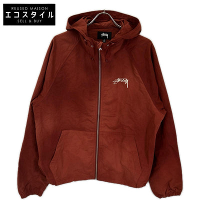 stussy ステューシー レッド BEACH SHELL WAVE DYE ジャケット