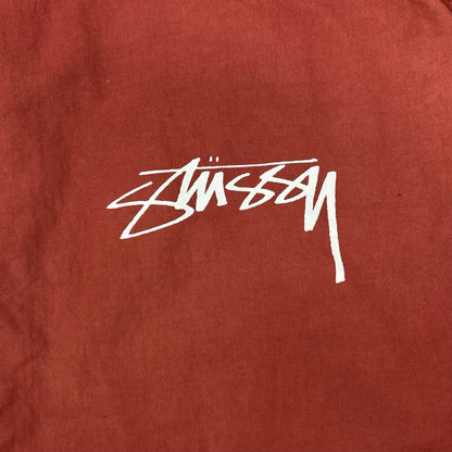 stussy ステューシー レッド BEACH SHELL WAVE DYE ジャケット