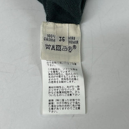 HERMES エルメス グリーン カシミア100 ハイネックニット トップス