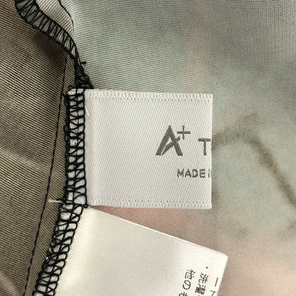 A+TOKYO エープラストーキョー グリーン系 マルチカラー トラックパターンフレアースカート ボトムス