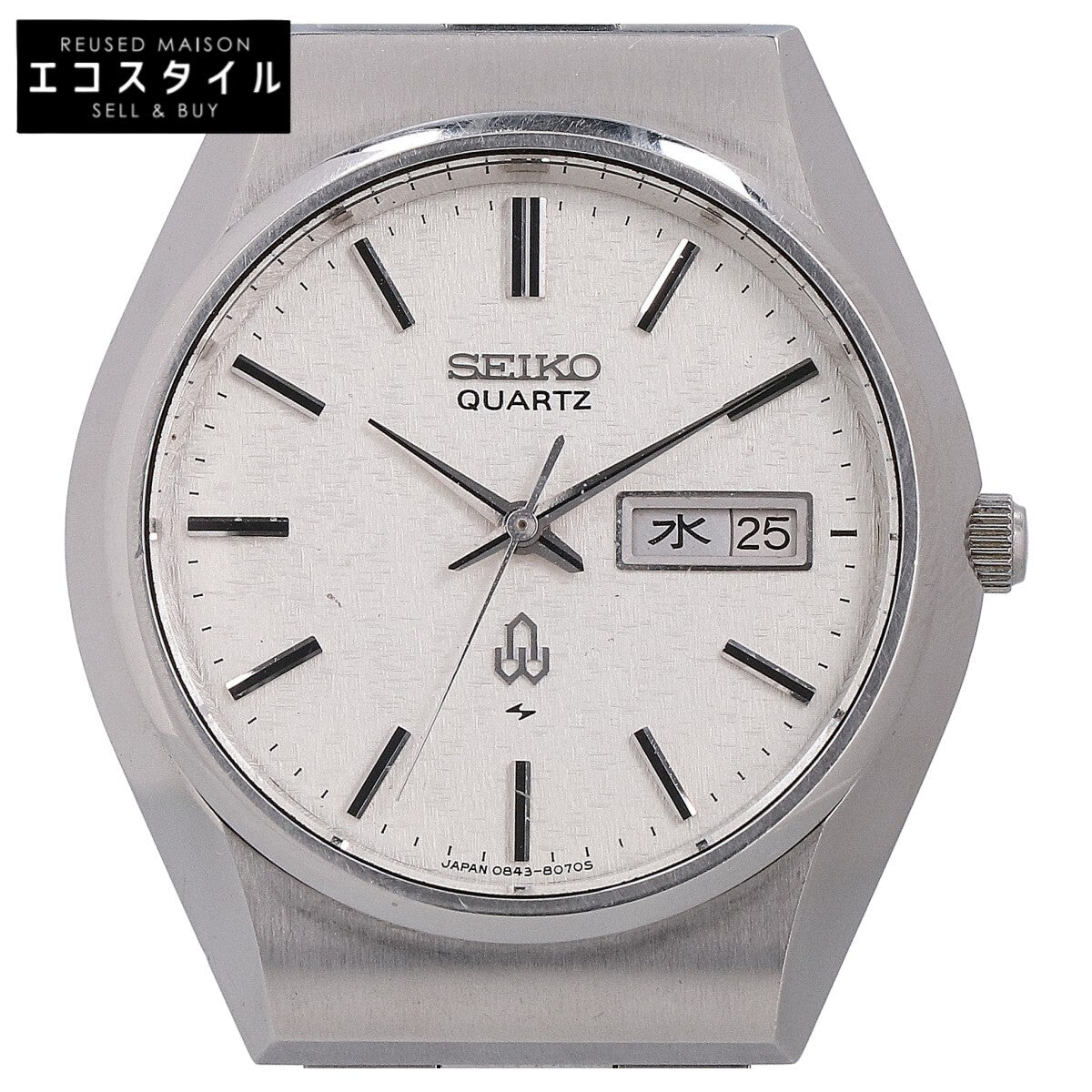 SEIKO セイコー 0843-8070 スノーフレーク文字盤 クオーツ 腕時計