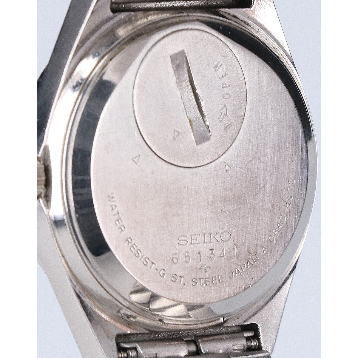 SEIKO セイコー 0843-8070 スノーフレーク文字盤 クオーツ 腕時計