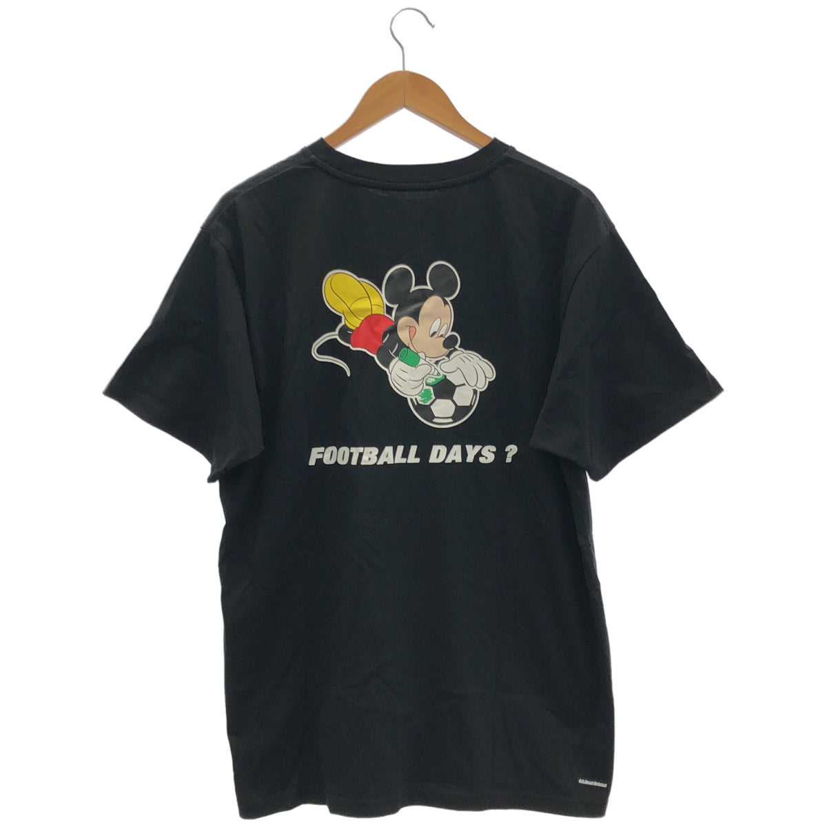 F.C.Real Bristol エフシーリアルブリストル 22S FCRB-220141 ブラック DISNEY FOOTBALL CITY TEE トップス