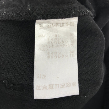 DANKE SCHON ダンケシェーン 22A-PTL019 ブラック コーティングカーゴパンツ ボトムス