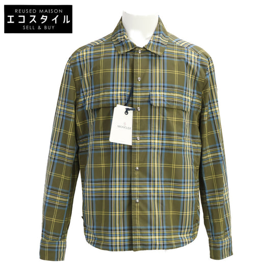MONCLER モンクレール 【新品同様/25年製】CAMCIA チェック ジップアップ シャツジャケット ジャケット