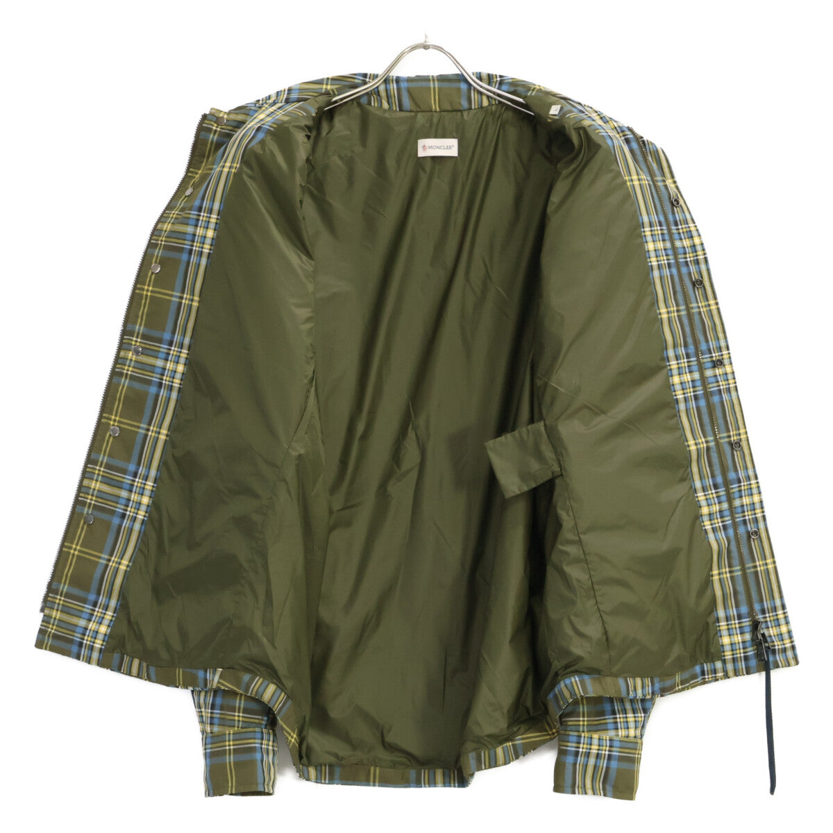 MONCLER モンクレール 【新品同様/25年製】CAMCIA チェック ジップアップ シャツジャケット ジャケット