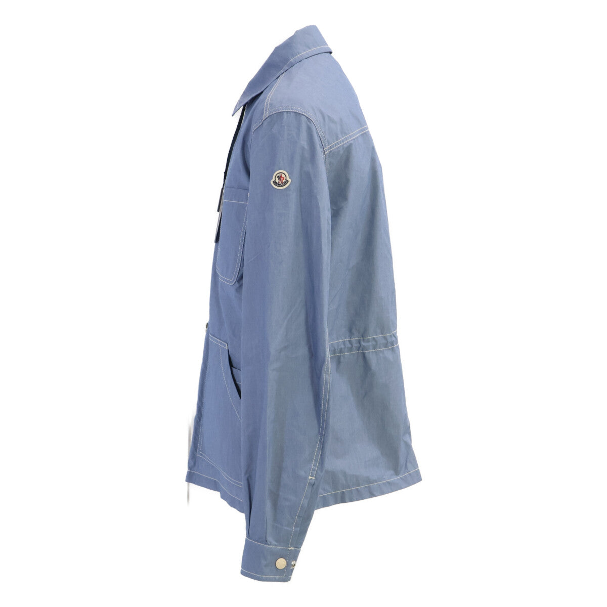 MONCLER モンクレール 【新品同様/25年製】ELORM シャンブレー シャツジャケット ジャケット