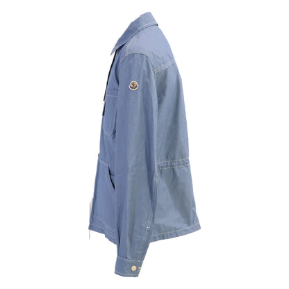 MONCLER モンクレール 【新品同様/25年製】ELORM シャンブレー シャツジャケット ジャケット