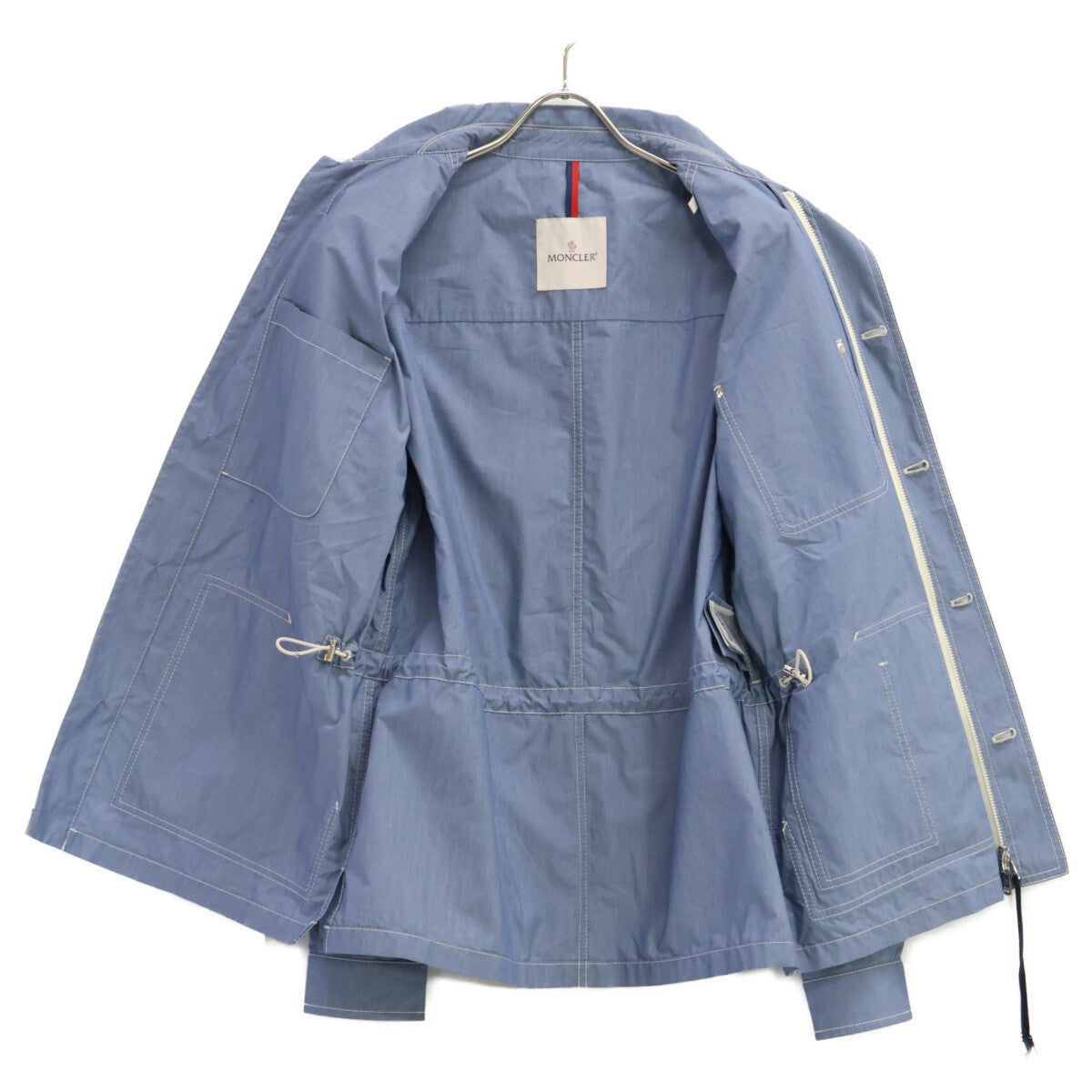 MONCLER モンクレール 【新品同様/25年製】ELORM シャンブレー シャツジャケット ジャケット