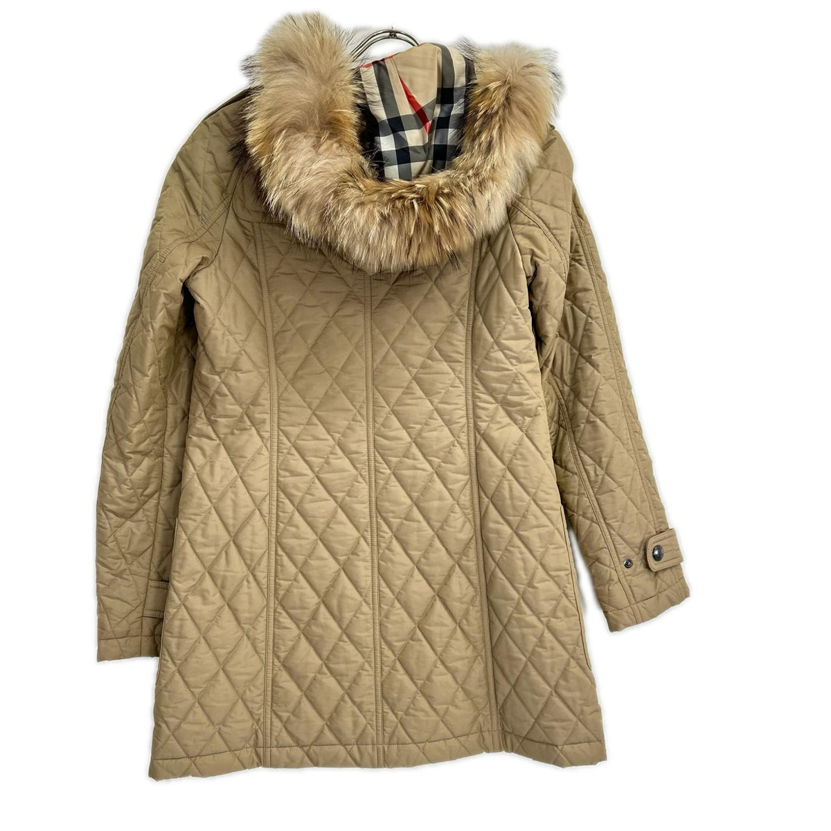 Burberry LONDON バーバリーロンドン B1C08-263-50 ベージュ キルティング ダッフル コート コート