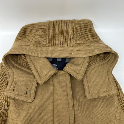 Burberry LONDON バーバリーロンドン B1E06-657-46 フーディー ジップ ニット ジャケット