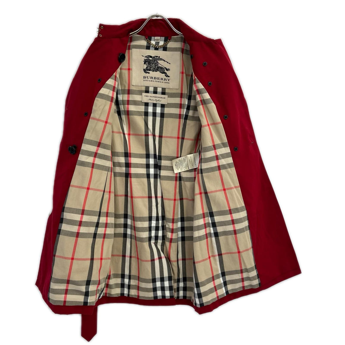 Burberry LONDON バーバリーロンドン レッド GBBURLIMCAS トレンチコート コート