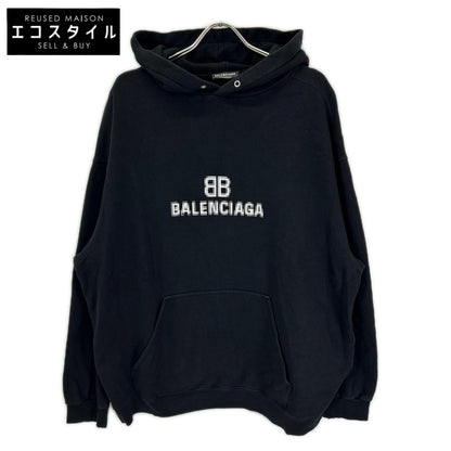 BALENCIAGA バレンシアガ 21年製 600583 ブラック BB PIXEL LOGO HOODIE トップス