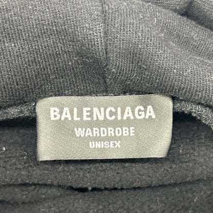 BALENCIAGA バレンシアガ 21年製 600583 ブラック BB PIXEL LOGO HOODIE トップス