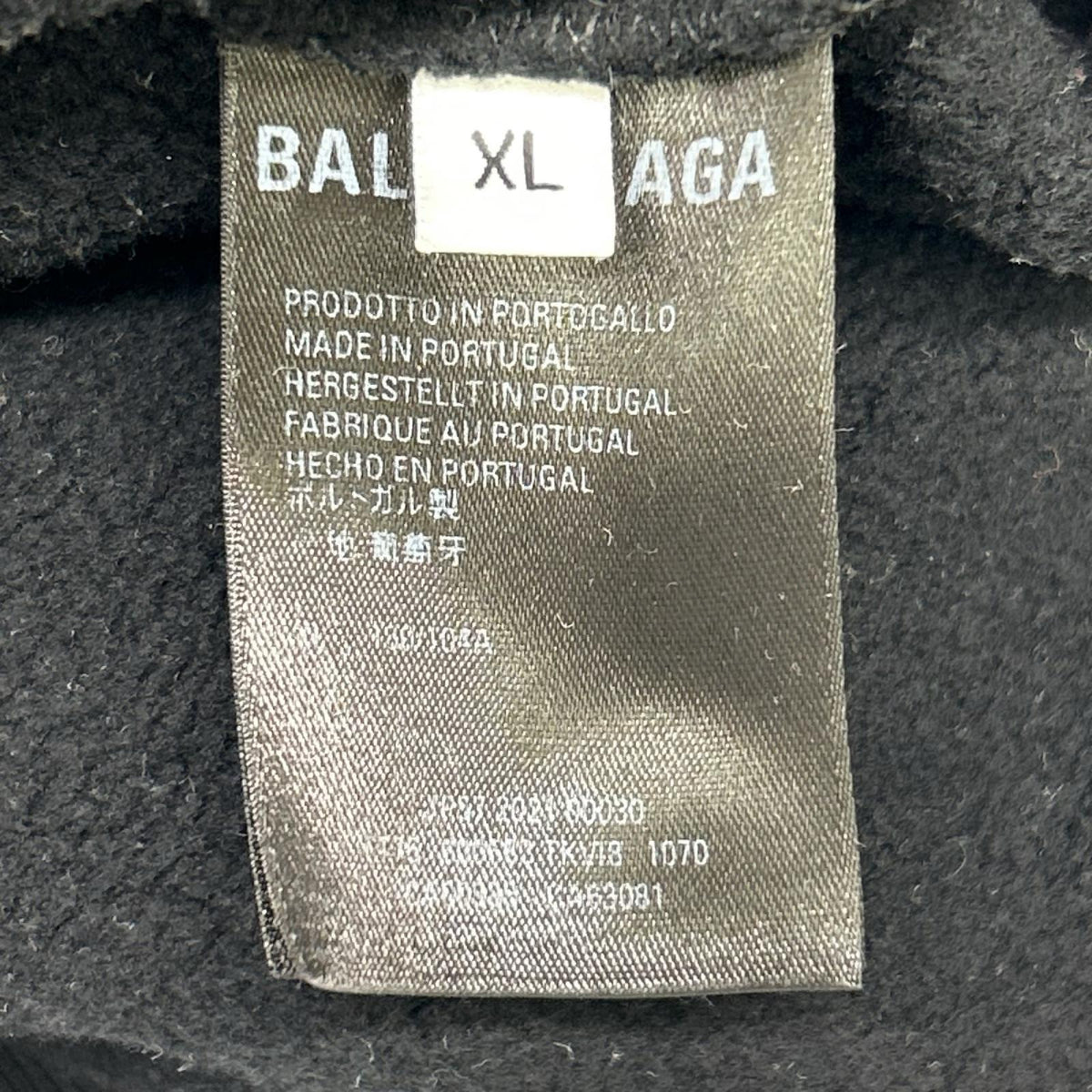 BALENCIAGA バレンシアガ 21年製 600583 ブラック BB PIXEL LOGO HOODIE トップス