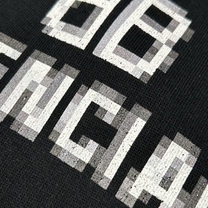 BALENCIAGA バレンシアガ 21年製 600583 ブラック BB PIXEL LOGO HOODIE トップス
