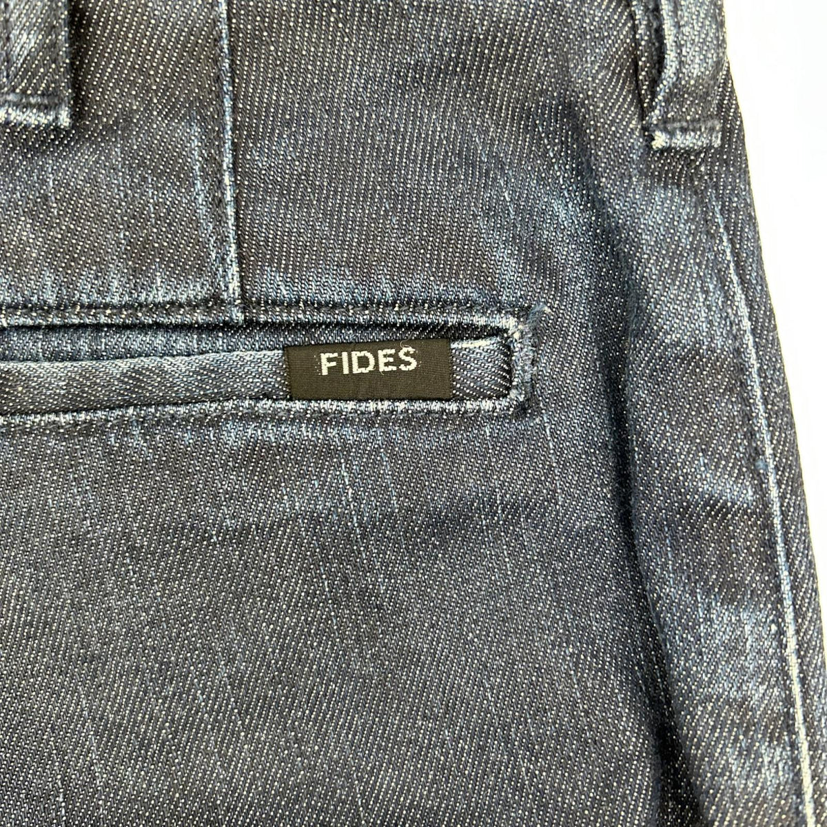FIDES フィデス ブルー ストレート デニムパンツ ボトムス