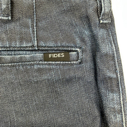 FIDES フィデス ブルー ストレート デニムパンツ ボトムス